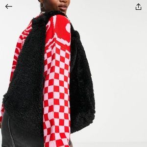 [Moving Sales by 2.27]Topshop sherpa slouch shoulder bag in black